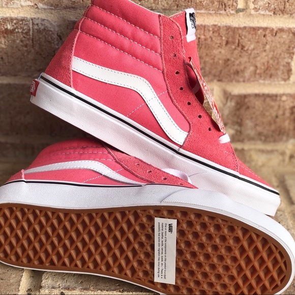 vans sk8 hi strawberry pink